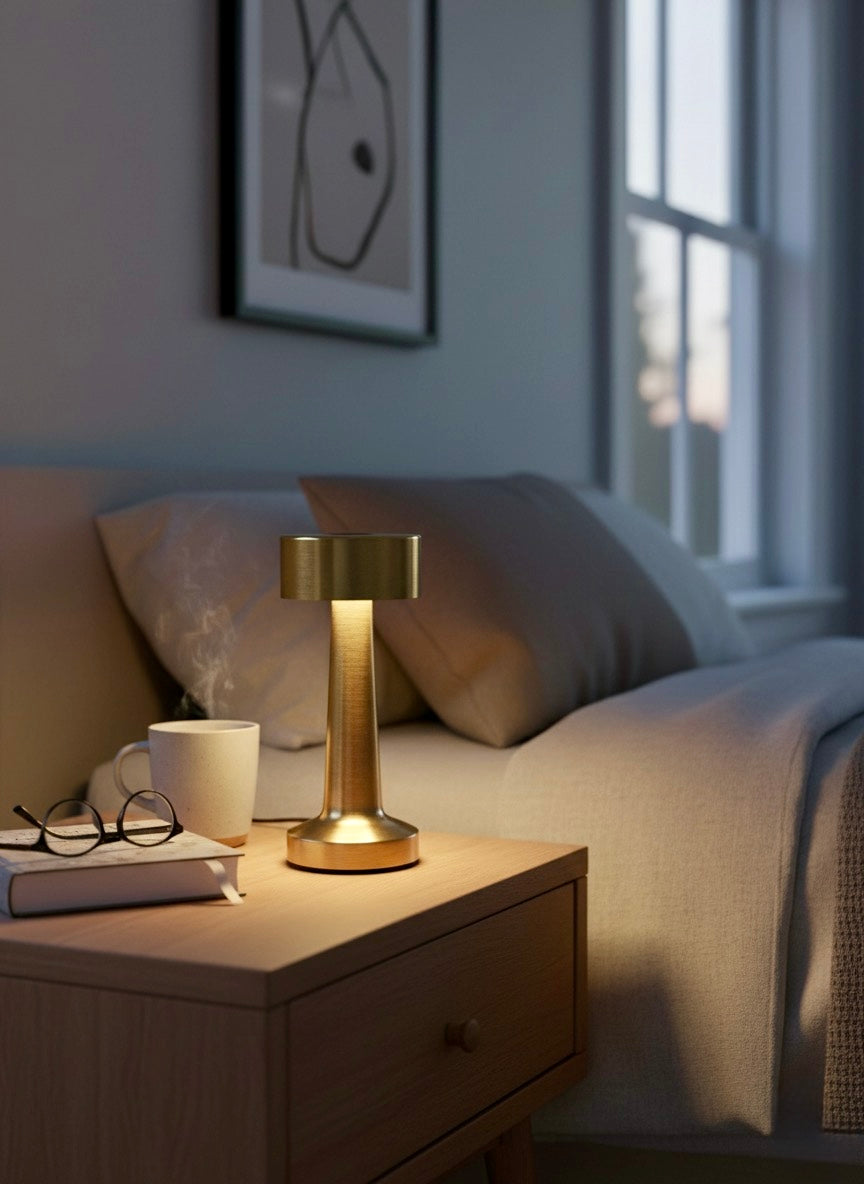 LED Rechargeable Desk Lamp Touch Control
Three Light-Color Adjustment